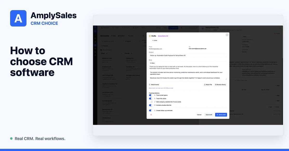 How to Choose CRM Software for a Small Sales Team